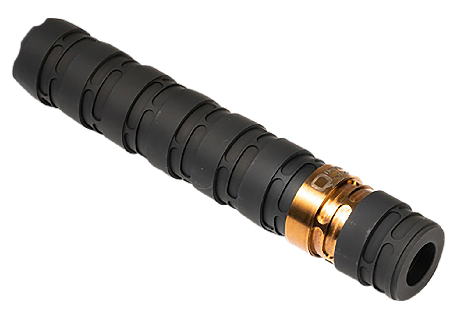 Q LLC SILE9BLACK Erect9r 9mm Luger 1.37″ Black Aluminum w/Stainless Steel Baffles 1/2″-28 tpi