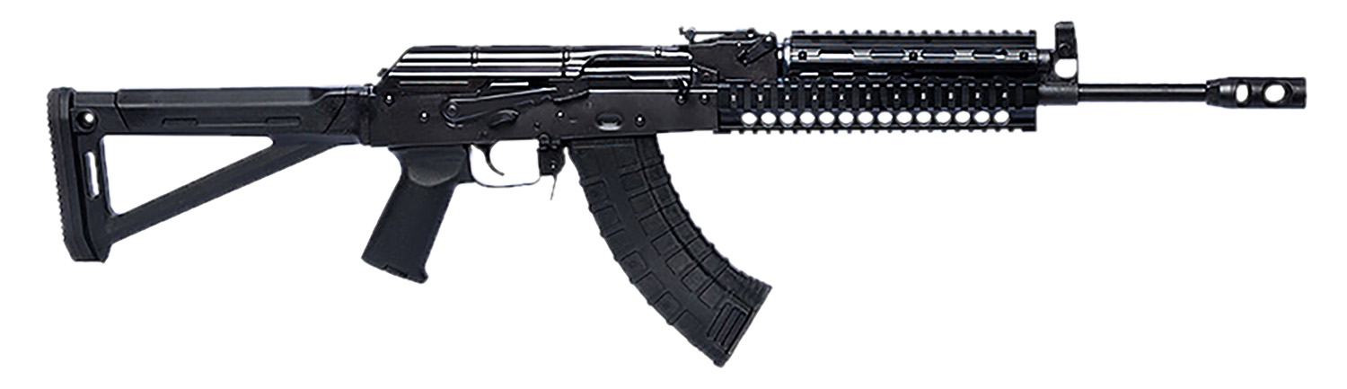 Riley Defense Inc RAK103MP RAK Tactical 7.62x39mm 30+1 16.25″ Black Nitride Threaded Barrel, Black Oxide Mil-Spec Receiver, Magpul AK Black Polymer Stock, Black Polymer Grip