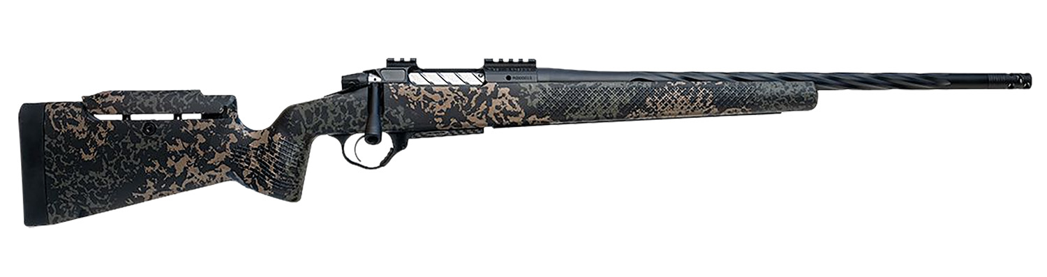 Seekins Precision 0011710231-F Havak PH3 6.5 PRC 20″ Black Fluted Threaded Barrel, Black Picatinny Rail Steel Receiver, Adj Cheek Riser Woodland Shadow Synthetic Stock
