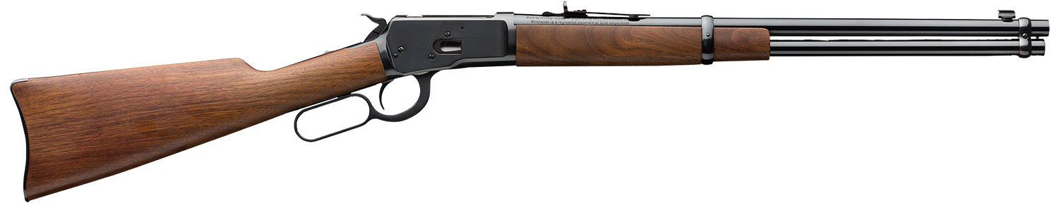 Winchester Repeating Arms 534177140 Model 1892 Carbine Full Size 44-40 Win 10+1 20″ Brushed Polish Blued Steel Barrel, Drilled & Tapped Steel Receiver, Black Walnut Straight Grip Stock