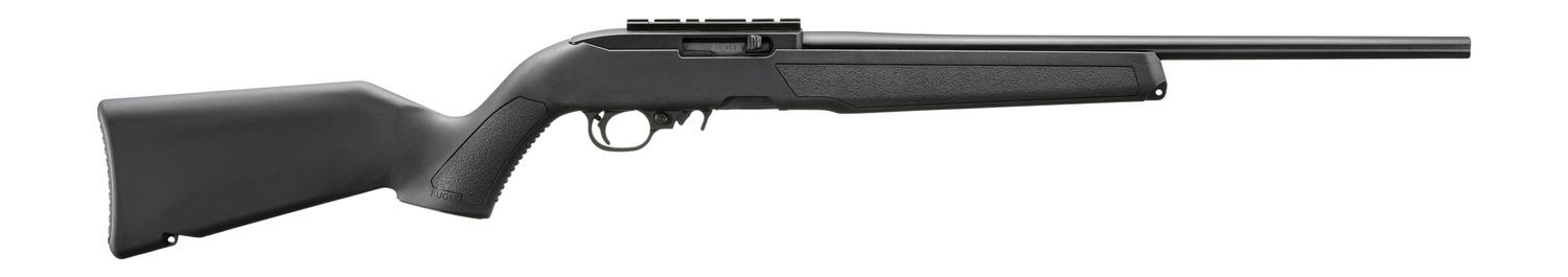Ruger 32033 10/22 22 LR 10+1 18.50″ Satin Black Black Alloy Steel Barrel & Receiver w/Scope Rail, Black Fixed w/M-LOK Synthetic Stock