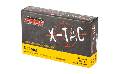 PMC XTAC 556NATO 55GR FMJBT 20/1000