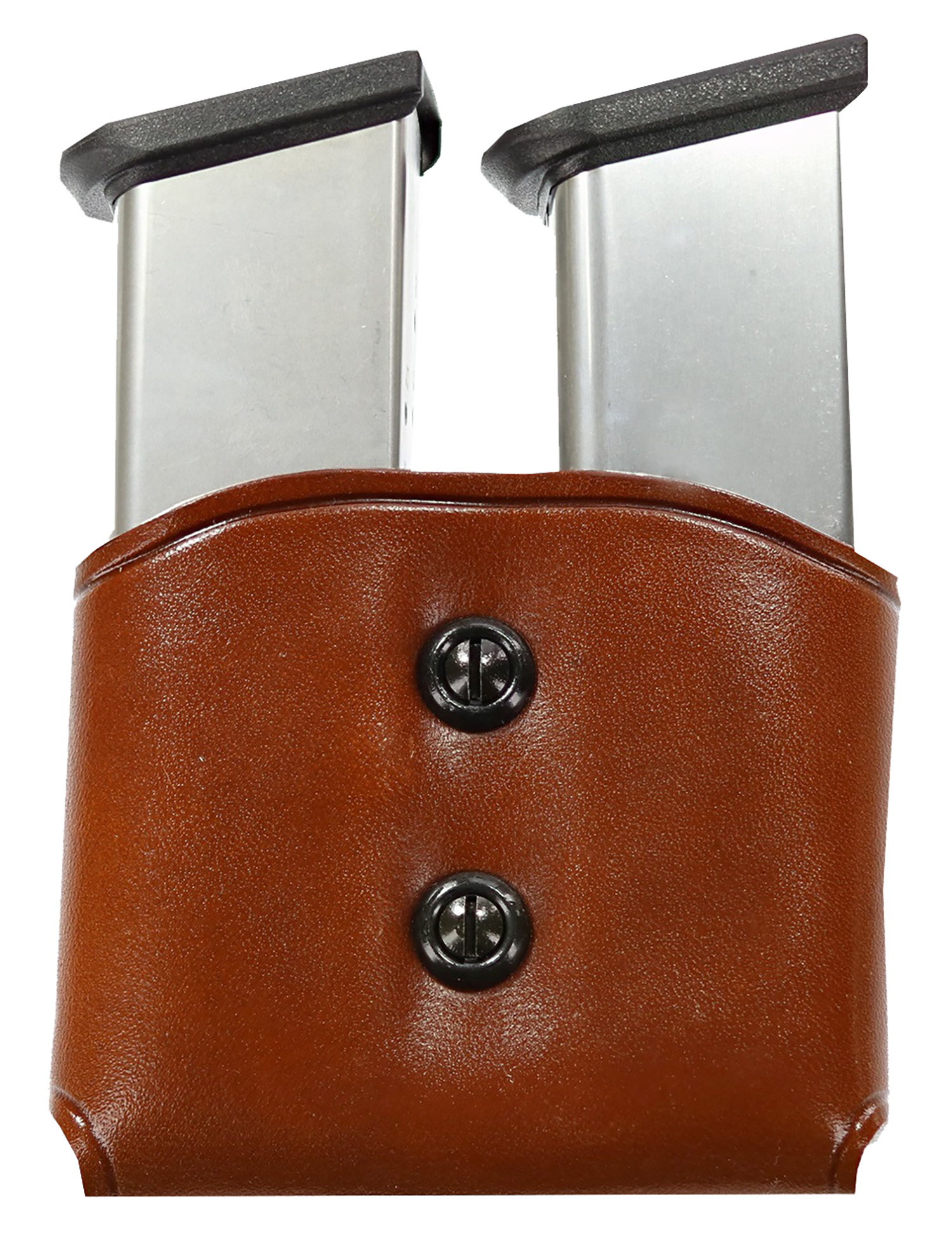 Galco DMC26 DMC Mag Carrier Double Tan Leather Belt Loop 45 ACP Belts 1.50-1.75″ Wide Compatible w/ Single Stack Compatible w/ Sig P220 Compatible w/ 1911