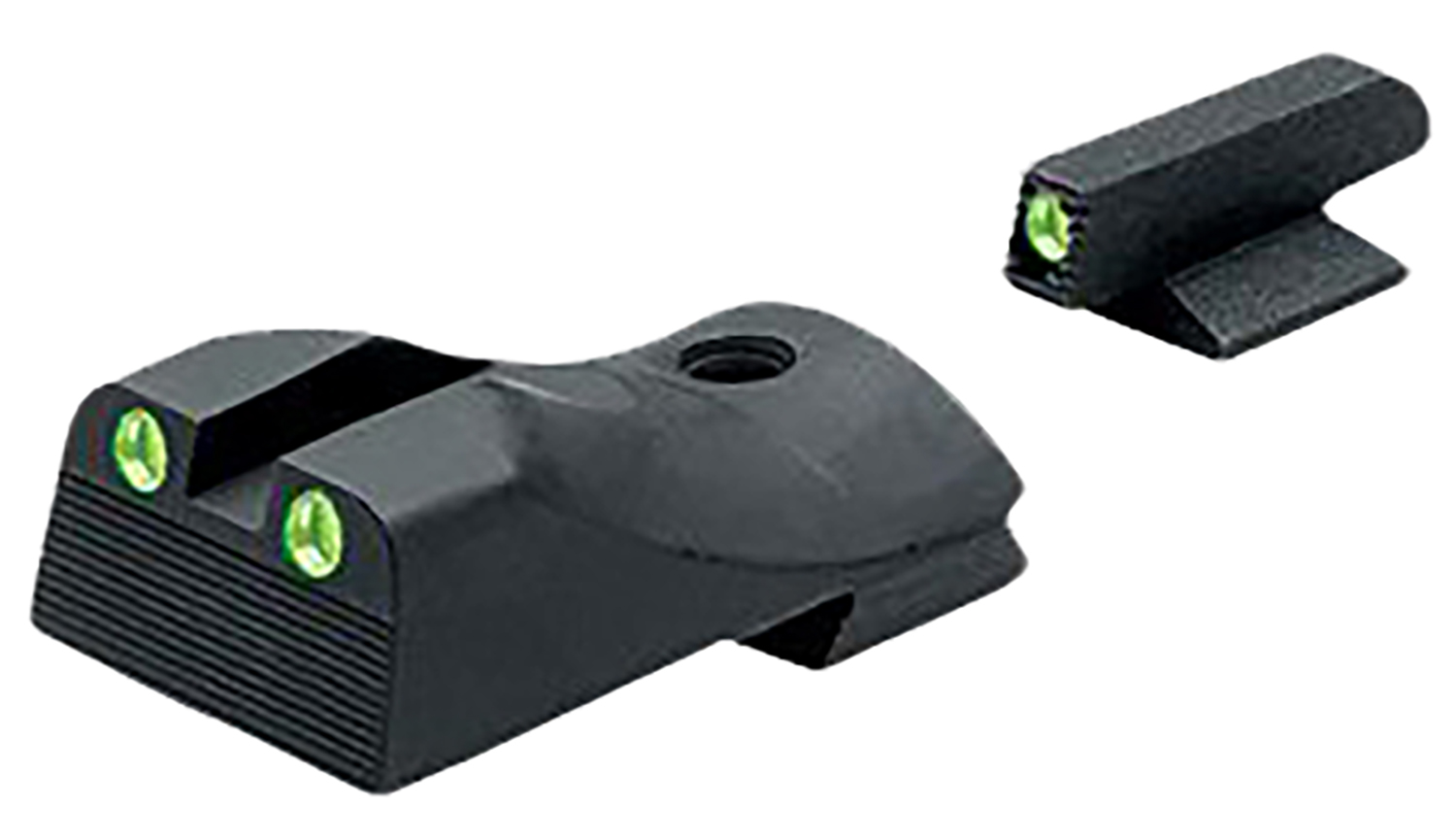 Kimber Mfg.,inc ML11212 1911 Slant Fixed Night Sight Set Green/Tritium Black Outline Front Sight-Green/Tritium Black Outline Rear Sight