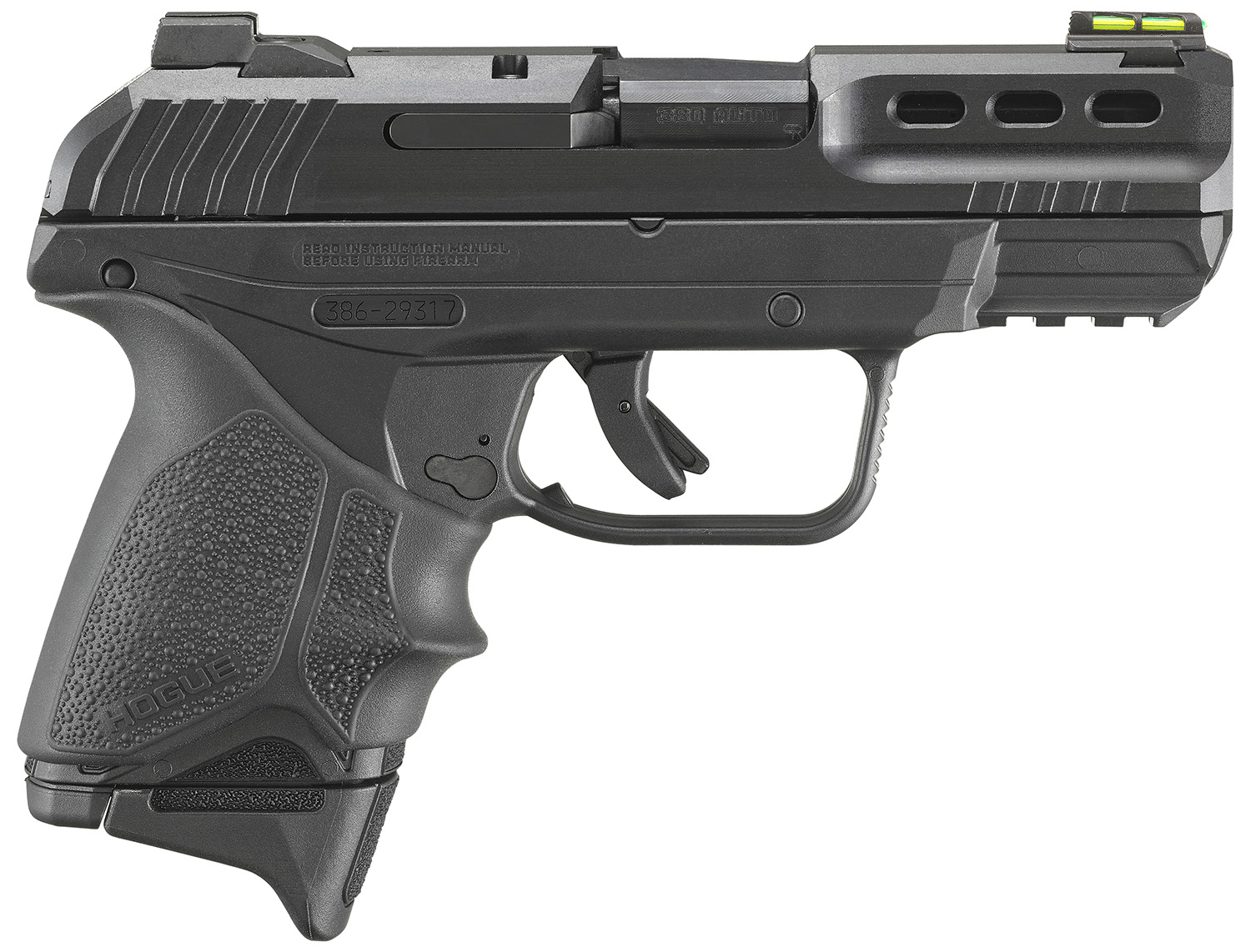 Ruger 3854 Security-380 *MA Compliant 380 ACP 10+1 3.42″ Black Oxide Steel Barrel, Black Serrated Steel Slide, Black Polymer Frame w/Picatinny Rai,l Black Polymer Grip, Lite Rack System, Right Hand