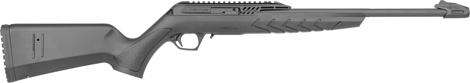 Derya Firearms TM22.STAN.18 TM22 Standard Full Size 22 LR 10+1 18″ Black Target Barrel, Black Anodized Aluminum Receiver w/Picatinny Rail, Black Adjustable Polymer Stock