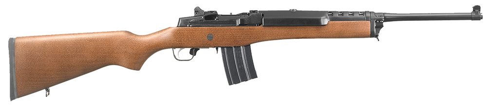 Ruger 5816 Mini-14 Ranch 5.56x45mm NATO 20+1 18.50″ Barrel, Blued Alloy Steel, Hardwood Stock, Optics Ready