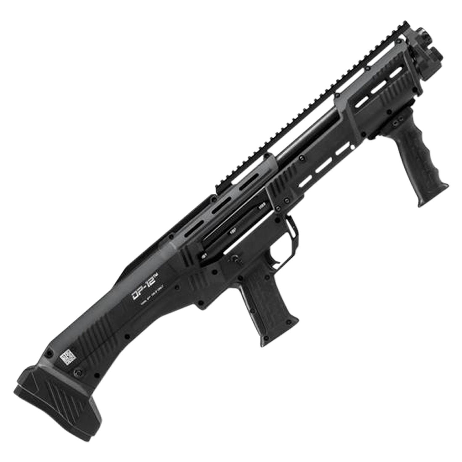 Standard Mfg DP12 DP-12 12 Gauge Pump 3″ 14+2 18.88″ Black Double Barrel, Black Picatinny Rail Aluminum Receiver, Picatinny Handguard, Black Synthetic Stock