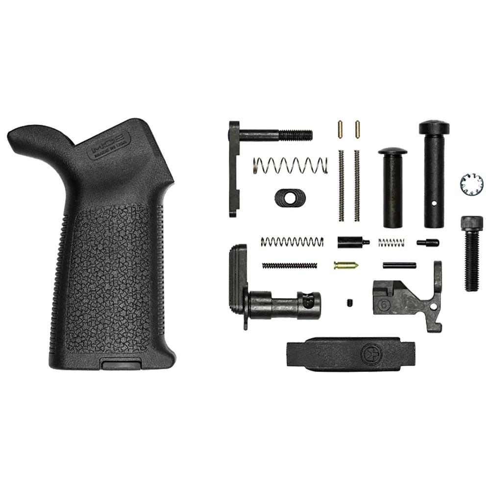 Aero Precision AR15 MOE Lower Parts Kit Minus FCG – Black