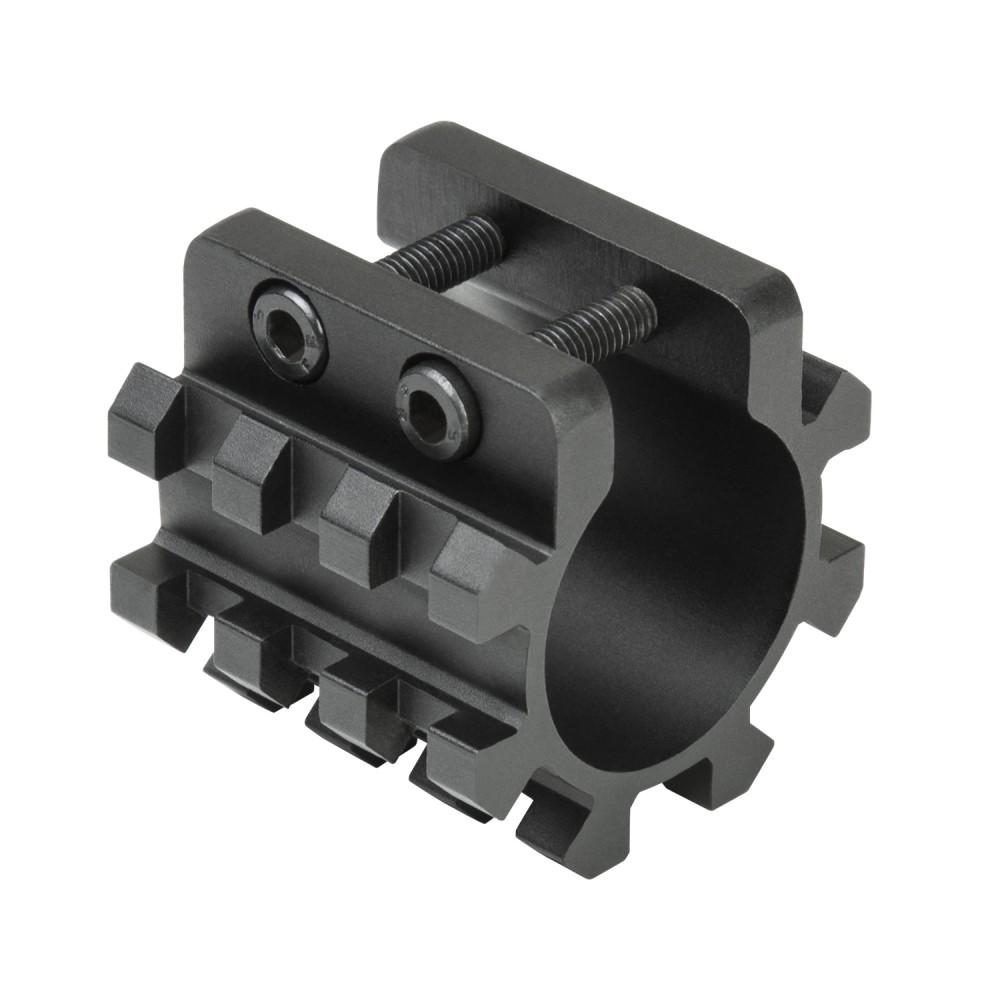 NcStar 12ga Shotgun Tri-Rail Weaver Style Mount for 1″ Mag Tube