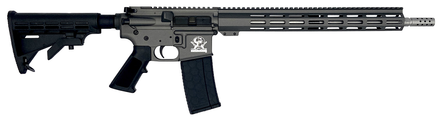 Great Lakes Firearms GL15223SSTNG AR-15 223 Wylde 16″ Stainless 30+1, Tungsten Rec, Black Stock & Grip