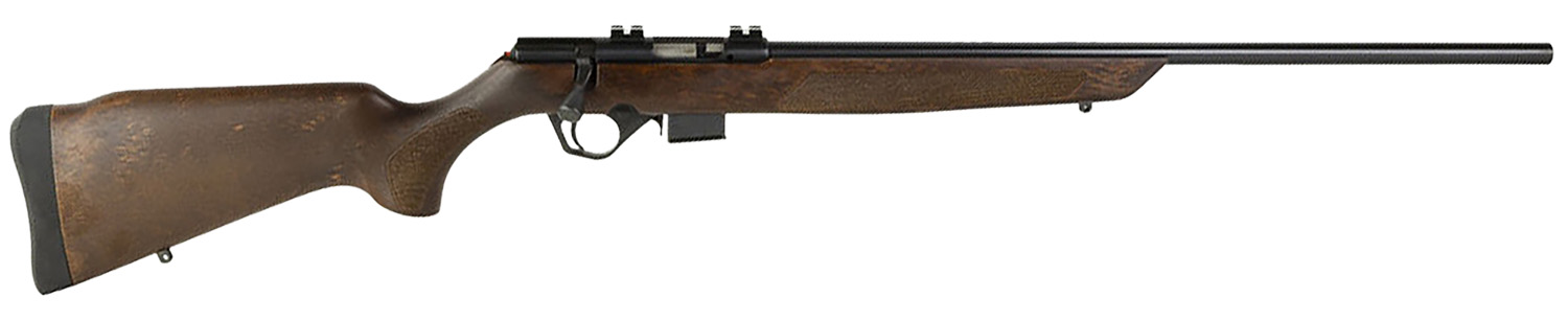 Rossi RB22W2111WD RB22 Full Size 22 WMR 5+1 21″ Blued Steel Barrel, Blued Weaver Scope Mount Steel Receiver, Hardwood Monte Carlo Stock