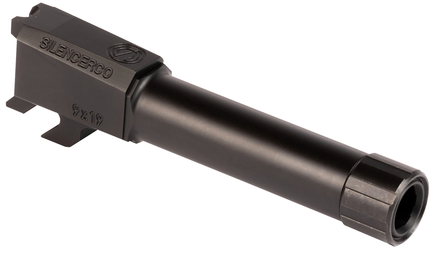SilencerCo AC2290 S&W  9mm Luger 3.50″ Threaded Black Nitride Stainless Steel, Fits S&W M&P Shield