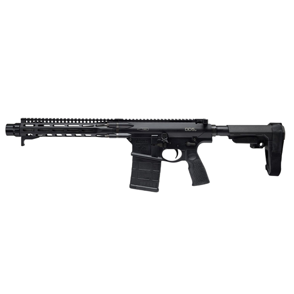 Daniel Defense 0208830157047 DD5  7.62x51mm NATO 12.50″ Black Threaded Barrel, Black M-LOK Handguard, Black Polymer Grip,