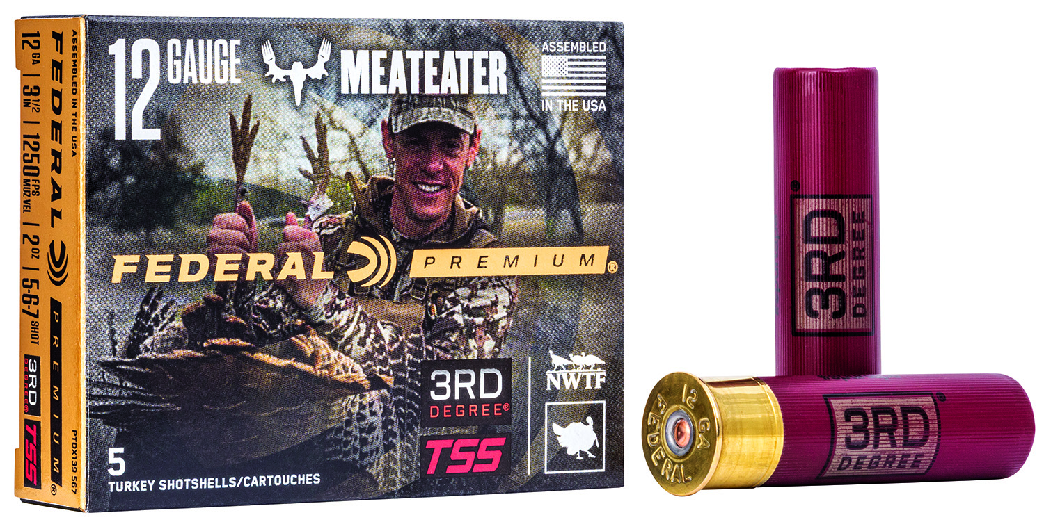 Federal PTDX139567 Premium 3rd Degree 12Gauge 3.50″ 2oz 5/6/7Shot 5 Per Box/50 Case