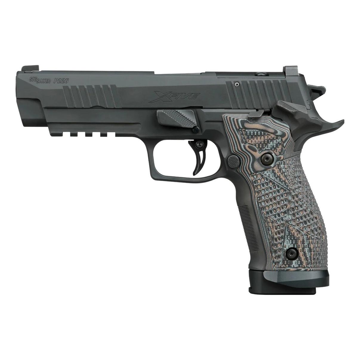 Sig Sauer P226 X-Five Extreme Handgun 9mm Luger 20rd Magazines(3) 5″ Barrel Black/Gray G10 Grips Night Sights