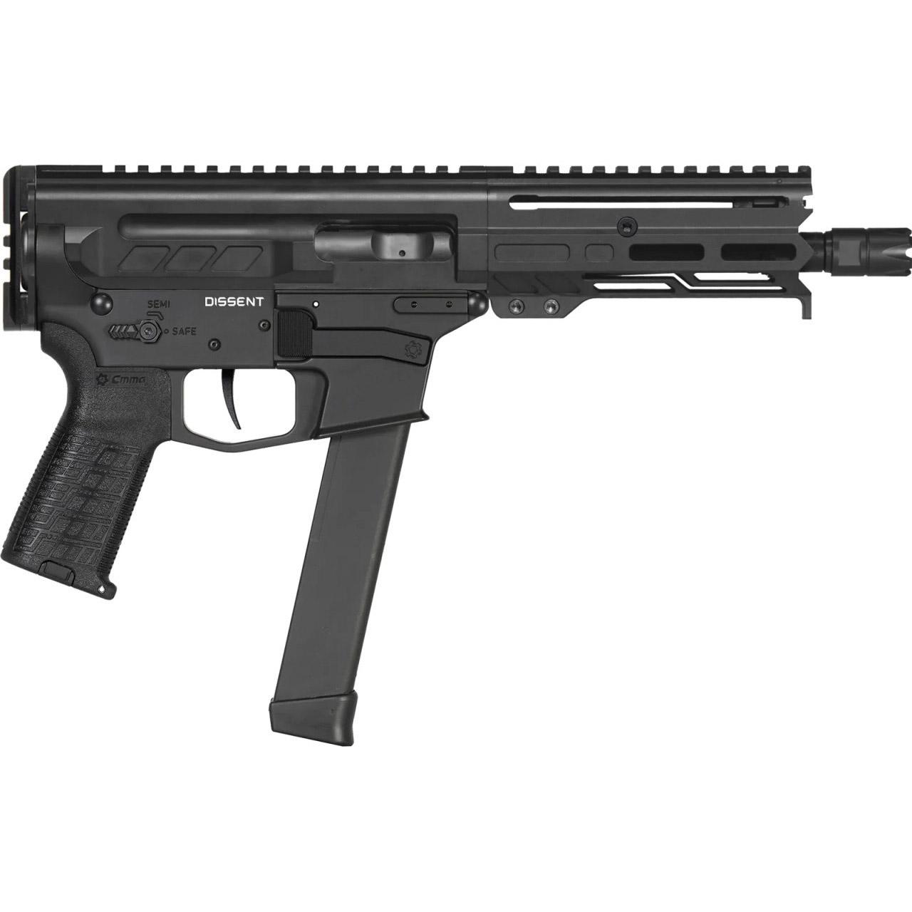 CMMG Dissent Pistol 9mm Luger 33rd Magazine 6.5” Barrel Armor Black