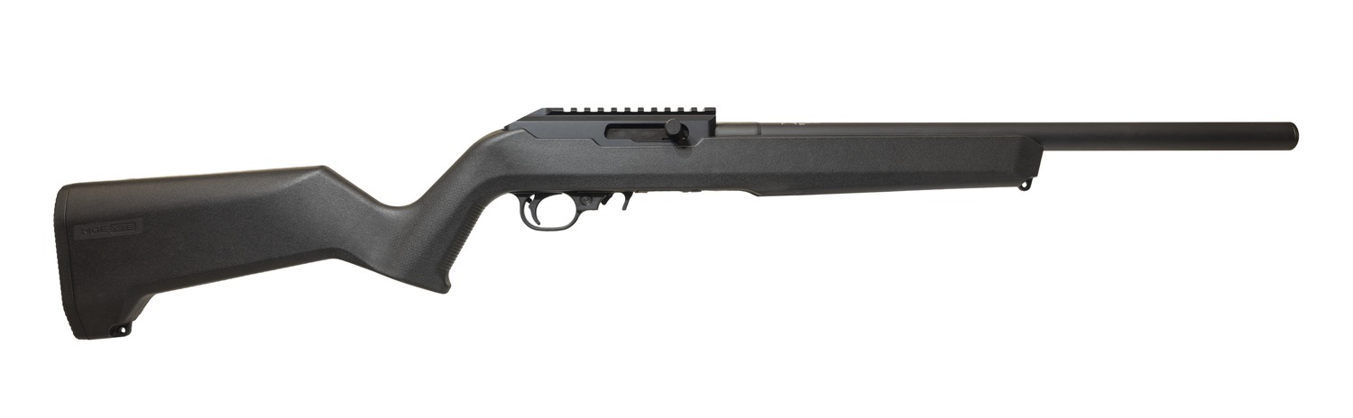 Franklin Armory 0290003BLK F22 V 22 LR 10+1 18″ Black Integrated Suppressor Barrel, Black Hardcoat Anodize Aluminum Receiver w/Picatinny Rail, Black Magpul MOE X-22 Synthetic Stock, Ruger BX Trigger