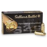 Sellier & Bellot Pistol & Revolver Ammo 9mm Luger 124 gr FMJ 1181 fps 50/ct