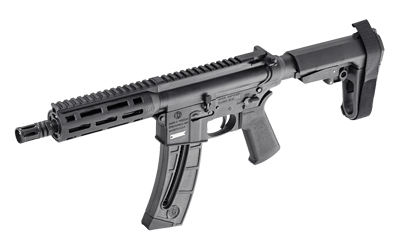 S&W M&P15-22 PSTL 22LR 8″ 25R BRC BK