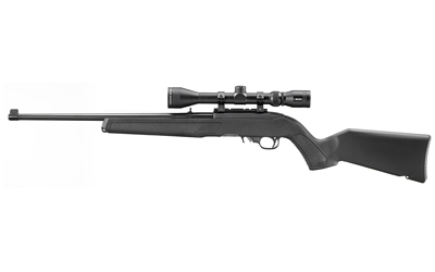 RUGER 10/22 22LR 18.5″ 10RD SCOPE BK