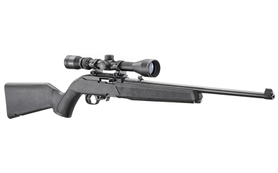 RUGER 10/22 22LR 18.5″ 10RD SCOPE BK