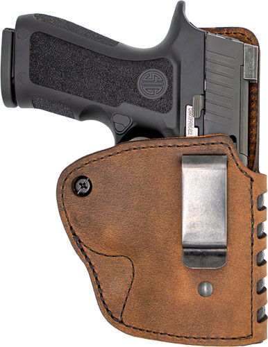 VERSACARRY CMPND HOLSTER IWB – KYDEX LEATHER RH SIG P365 BRN