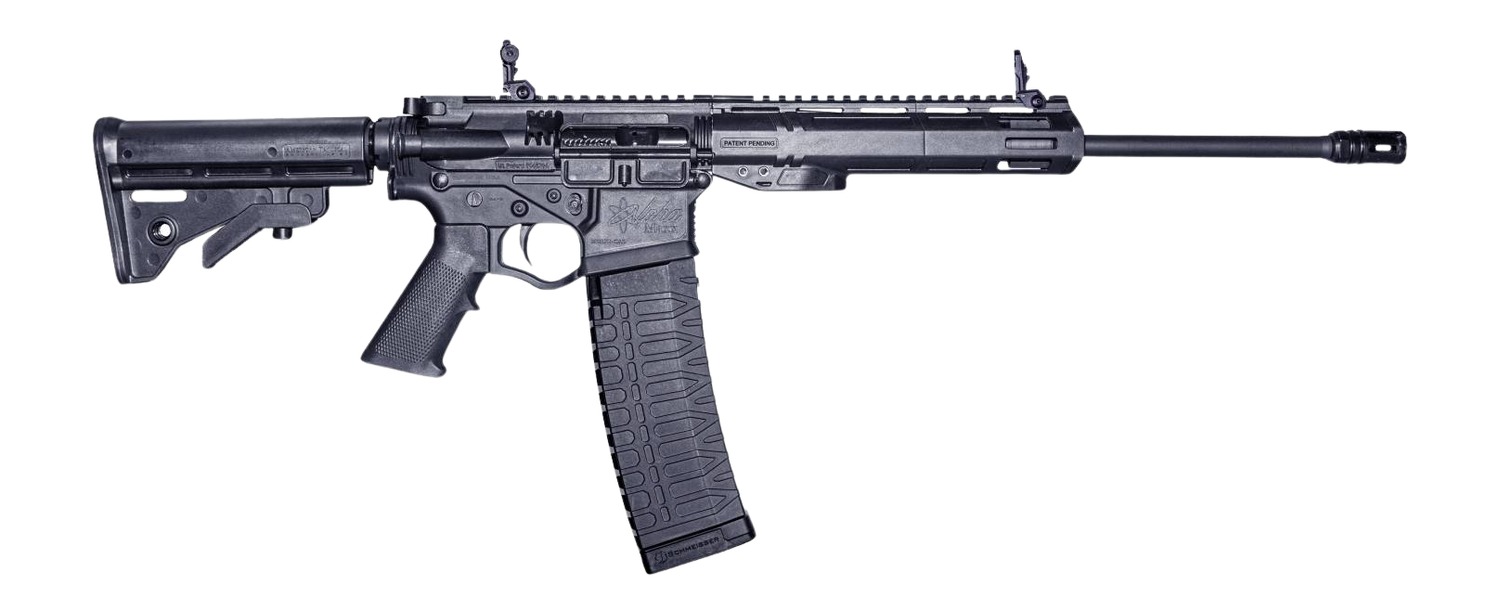 ATI  Alpha Maxx 5.56 NATO 60+1 16″ M-LOK Handguard ATI MM4 Black Polymer Stock