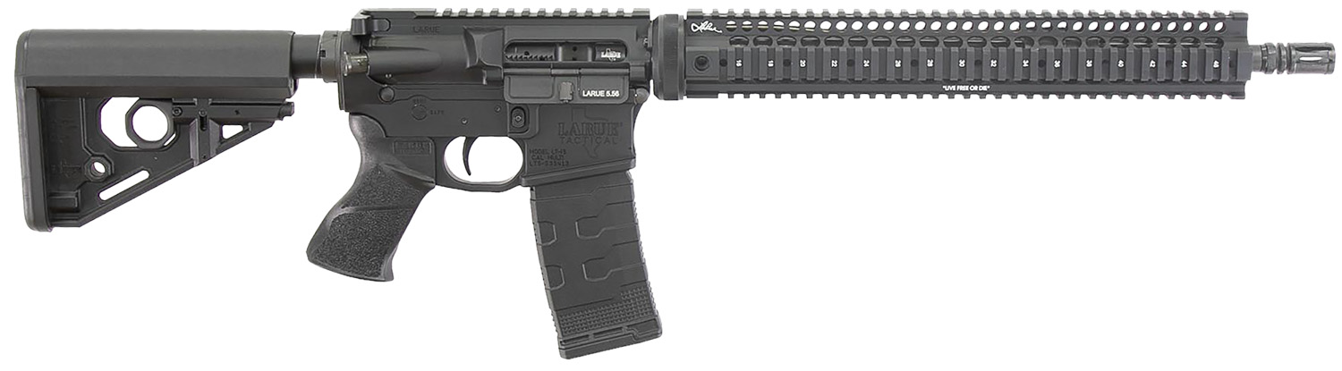 Larue Tactical LT1555616QUAD LT15 Quad Rail 5.56 30+1 16″ Stealth Barrel Black Right Hand