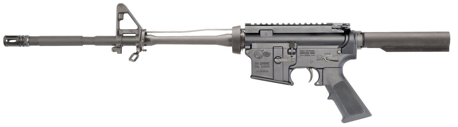 Colt Mfg LE6920OEM1 M4 Carbine 5.56 NATO 30+1 16.10″ Barrel w/Muzzle Brake, Black Metal Finish, A2 Front Sight, Black Polymer Grip