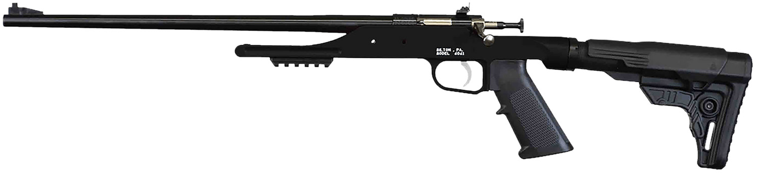 Keystone KSA2180LH Precision 6061 Overlander Pack Rifle 22 LR Single Shot 16.12″ Carbon Fiber Threaded Barrel, Black Anodized Picatinny Rail Aluminum Receiver, Aluminum/Carbon Fiber Adjustable Skeleto