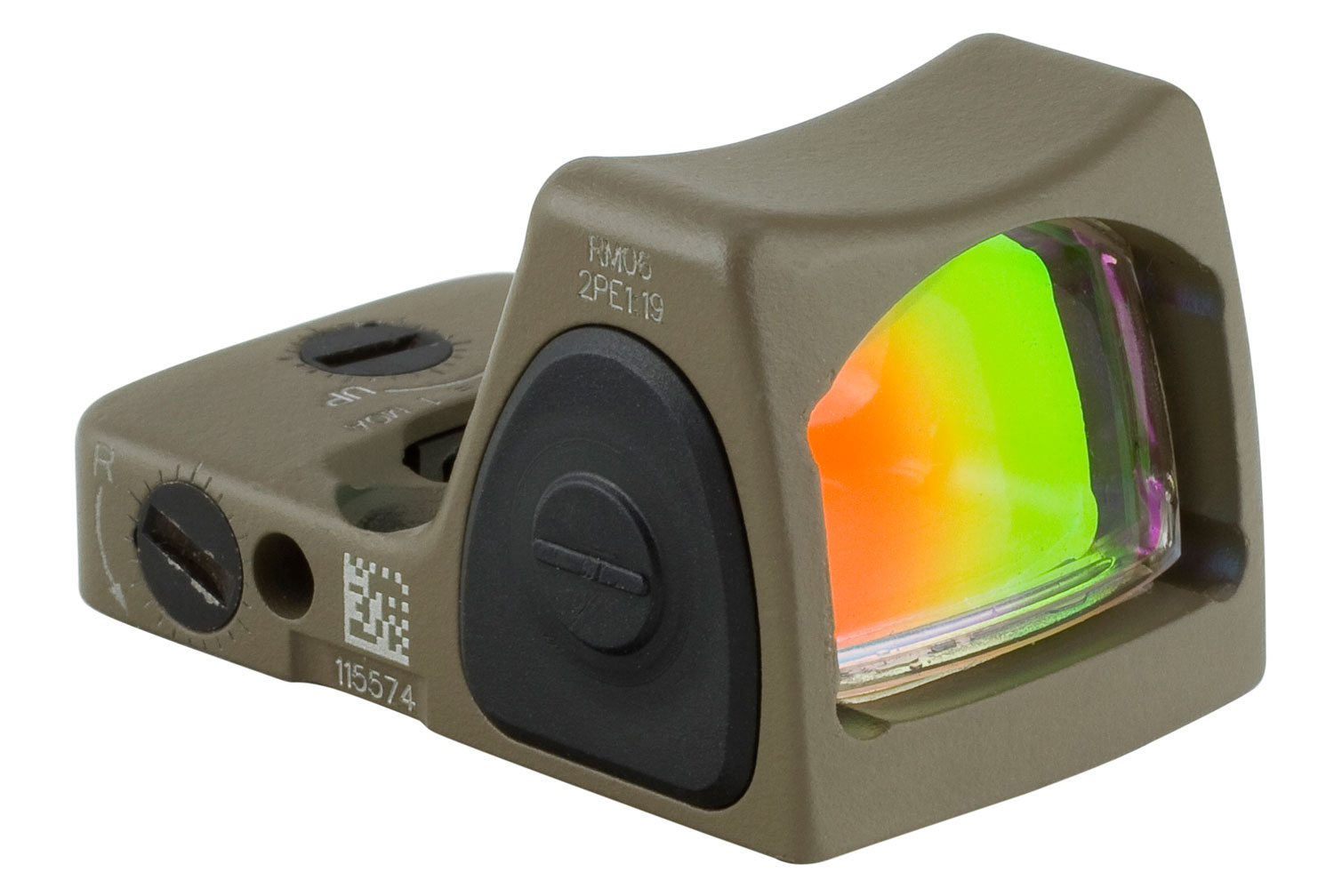 Trijicon 700696 RMR Type 2 Flat Dark Earth 1 x 0.89″ x 0.67″ 3.25 MOA Red Dot