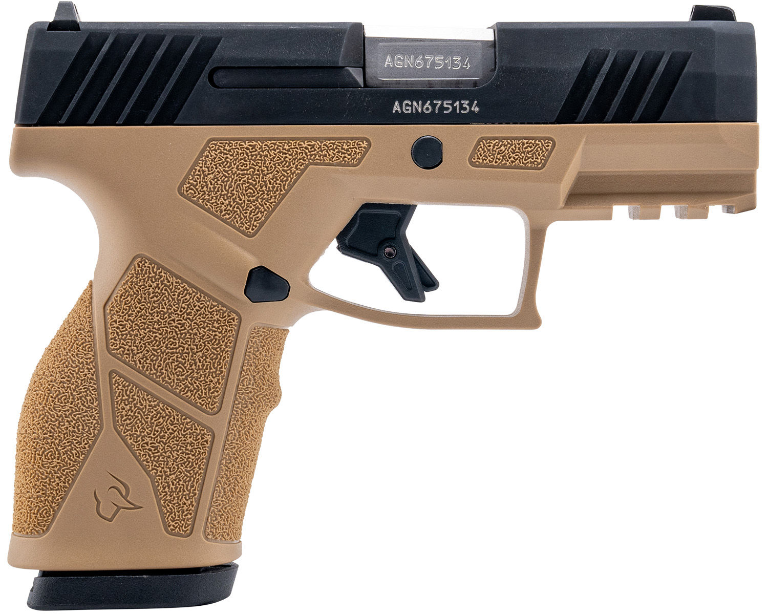 Taurus 1-GX2931T-10 GX2  9mm Luger 10+1 3.37″ Matte Stainless Steel Barrel, Matte Black Serrated Stainless Steel Slide, Tan Polymer Frame w/Picatinny Rail, Polymer Grip
