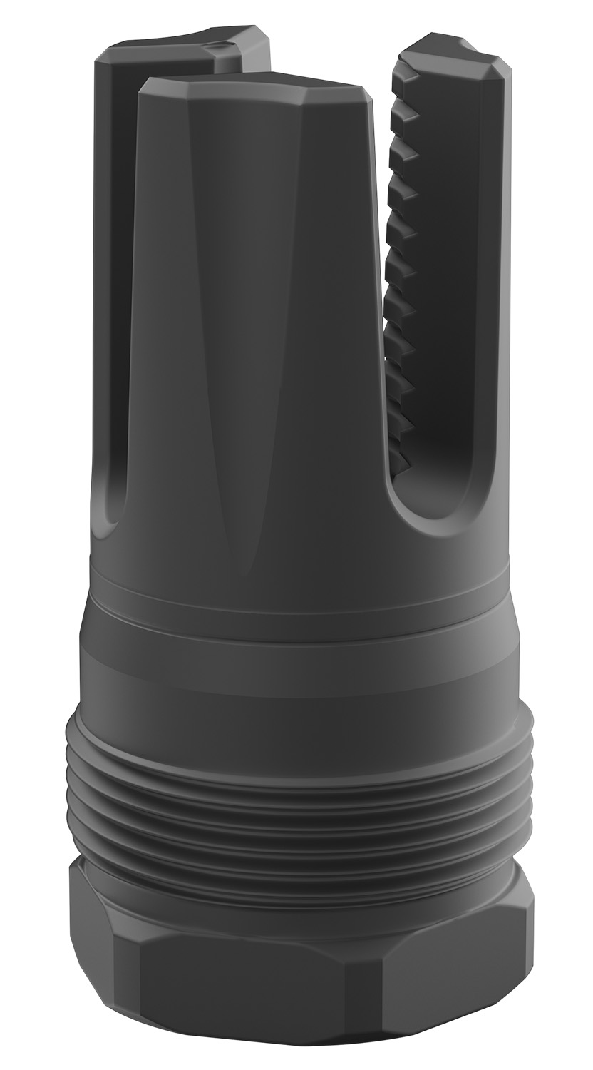 Breek Arms BRK4416 Scorch 3-Prong Plan B Black Nitride Steel 5/8″x24 Threads 30 Cal