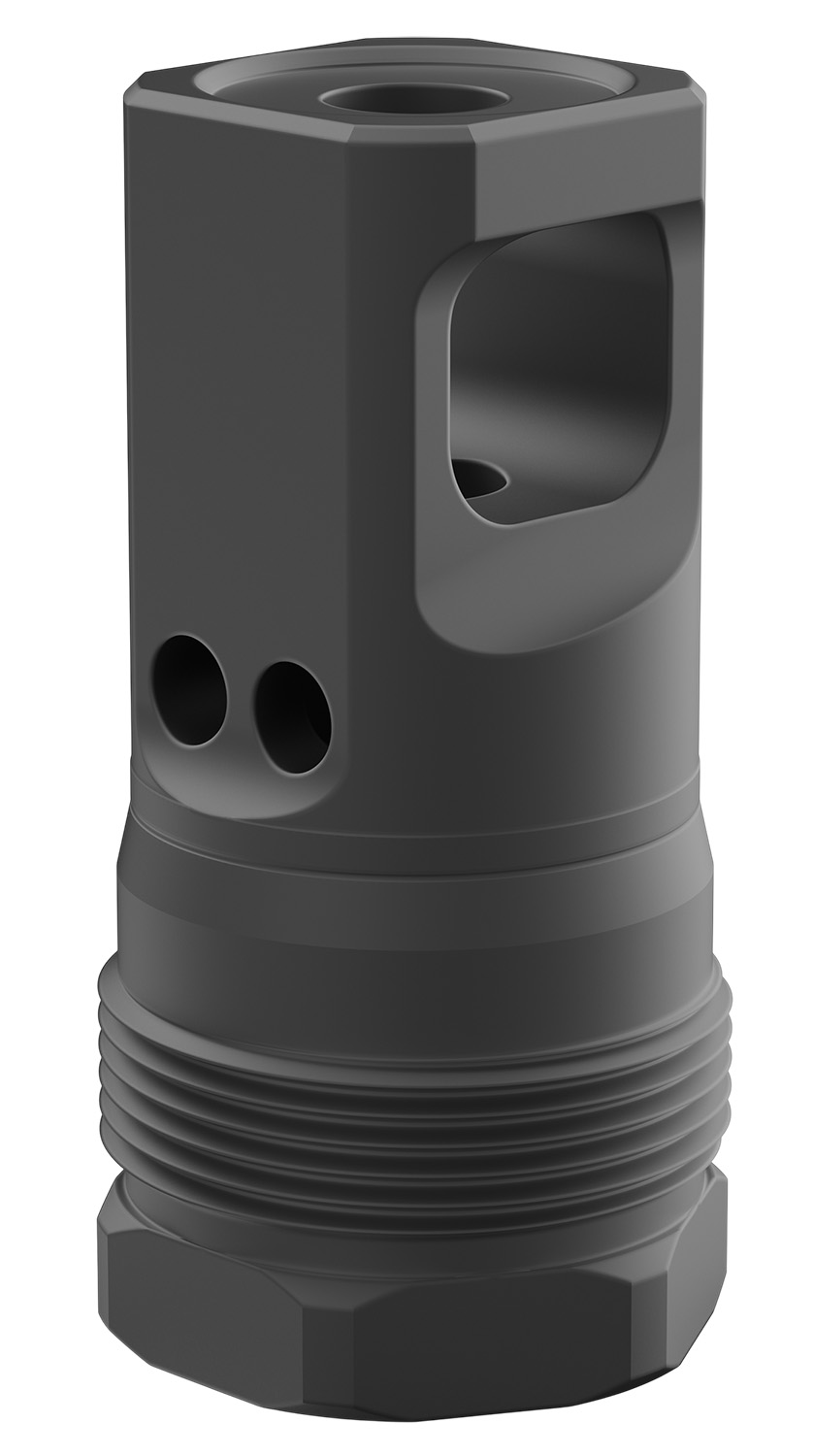 Breek Arms BRK4430 Echo Single Port Plan B Black Nitride Steel 1/2″x28 Threads 223 Cal/5.56mm