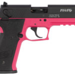 GSG GERG2210FFP FireFly  22 LR 10+1 4″ Black Serrated Slide, Pink Zinc Alloy w/Accessory Rail Frame, Black Polymer Grip