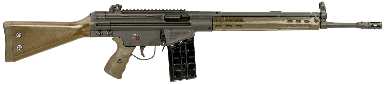 PTR 101 GIR *Reconditioned 308 Win,7.62x51mm NATO 18″ 20+1, Black Parkerized Reciever with Scope Mount, Green Synthetic Furniture (Stock May Be Blemished)