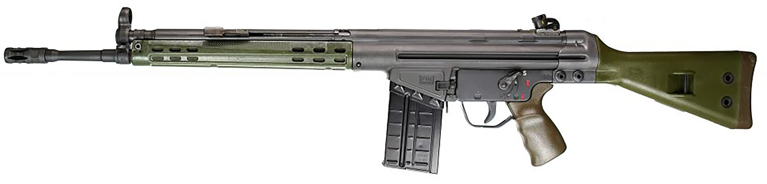 PTR 100 GI *Reconditioned 308 Win,7.62x51mm Nato 18″ 20+1, Black Parkerized Reciever, Green Synthetic Furniture (Stock May Be Blemished)