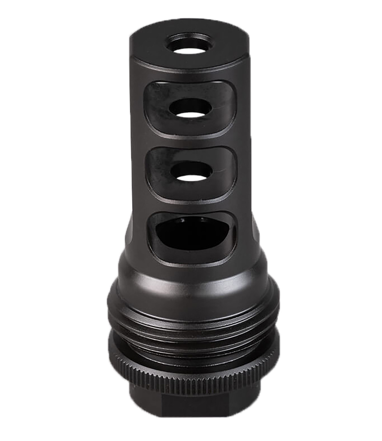 SilencerCo AC4766 ASR Muzzle Brake Black Nitride 9/16×24 RH Threads 9mm