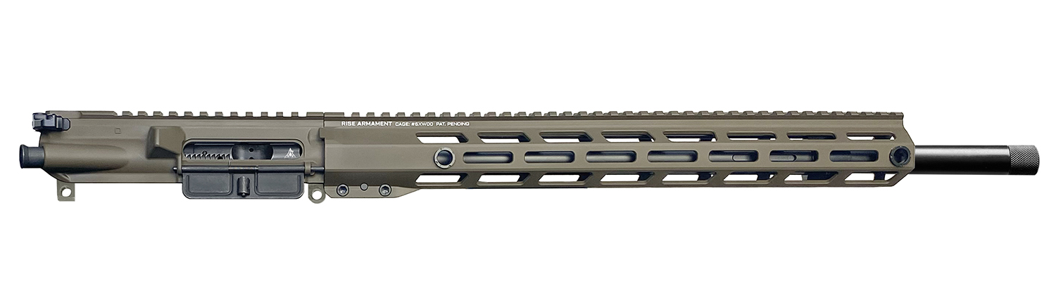 Rise Armament RA22ARCCUBRN18 Upper Receiver 22 ARC 18″ Brown Cerakote Barrel Aluminum