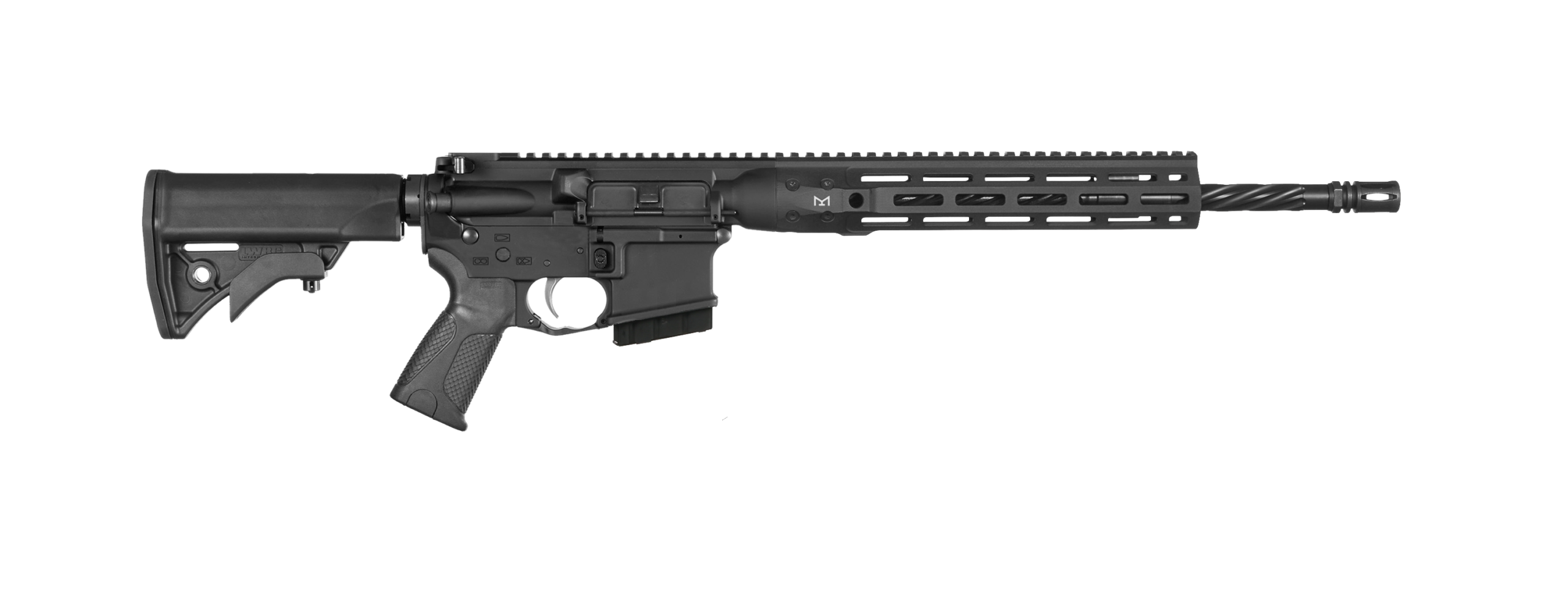 LWRC DI 5.56 BLK 16″ 10+1 MLOK CA