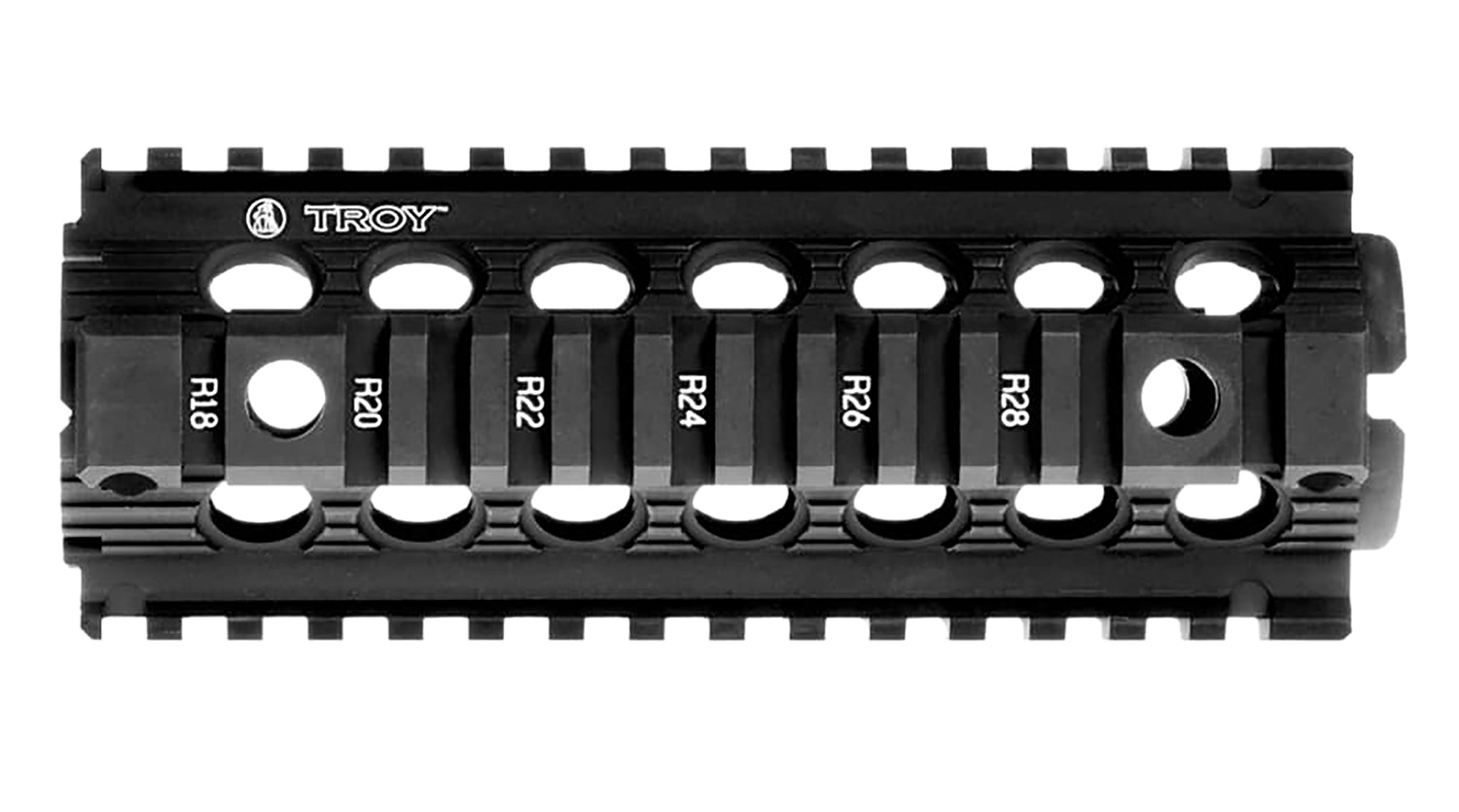 Troy Ind SRAIMRFD7BT00 Drop In 7″ Carbine Length Black Anodized for AR-15, M4