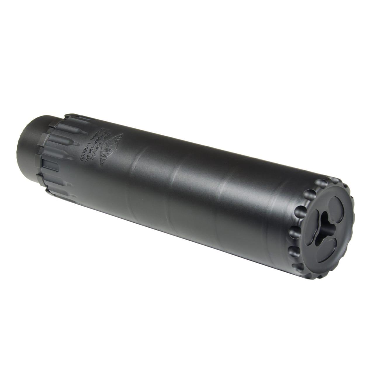 YHM Turbo T3 Suppressor with QD Muzzle Brake 5.56mm Stainless Steel/Cobalt 1/2×28