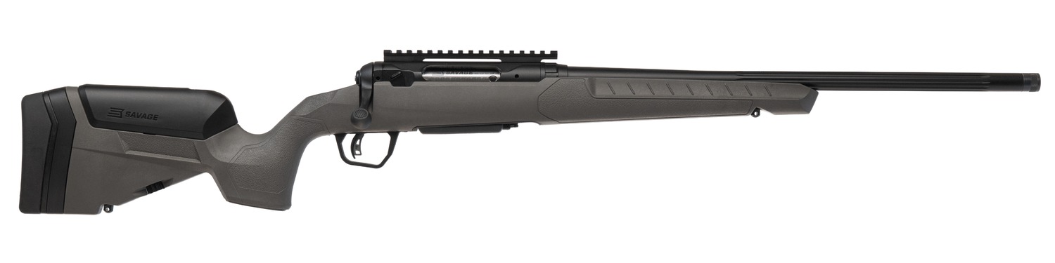 Savage Arms 32423 110 Trailblazer 30-06 Springfield 4+1 20″ Fluted Barrel, Flat Dark Gray Adj LOP Synthetic Stock, Right Hand