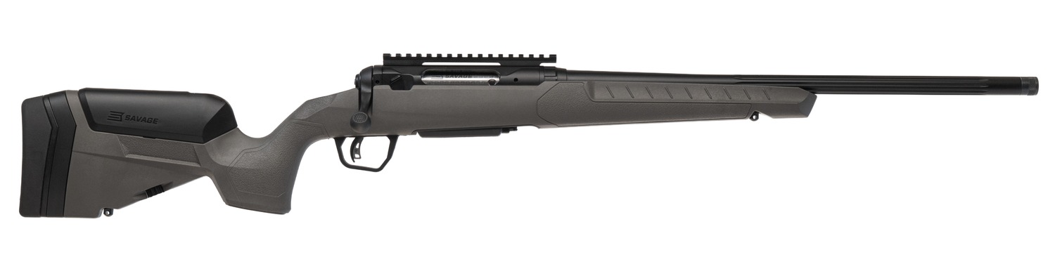 Savage Arms 32427 110 Trailblazer 300 Win Mag 3+1 22″ Fluted Barrel, Flat Dark Gray Adj LOP Synthetic Stock, Right Hand