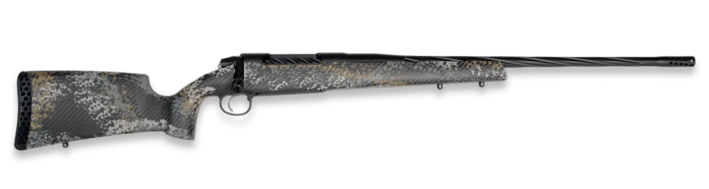 Weatherby 3WAST25RWR4B 307 Alpine ST 25 WBY RPM 4+1 22″ +2″ Graphite Black Cerakote Spiral Fluted Threaded Barrel, Steel Drilled & Tapped Receiver, Carbon Fiber w/Gray, Light Gray & Gold Sponge Accent