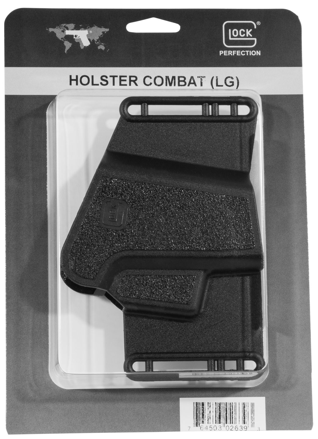Glock HO02639 Sport/Combat OWB Black Polymer Belt Fits Glock 10mm/45ACP/45GAP Ambidextrous