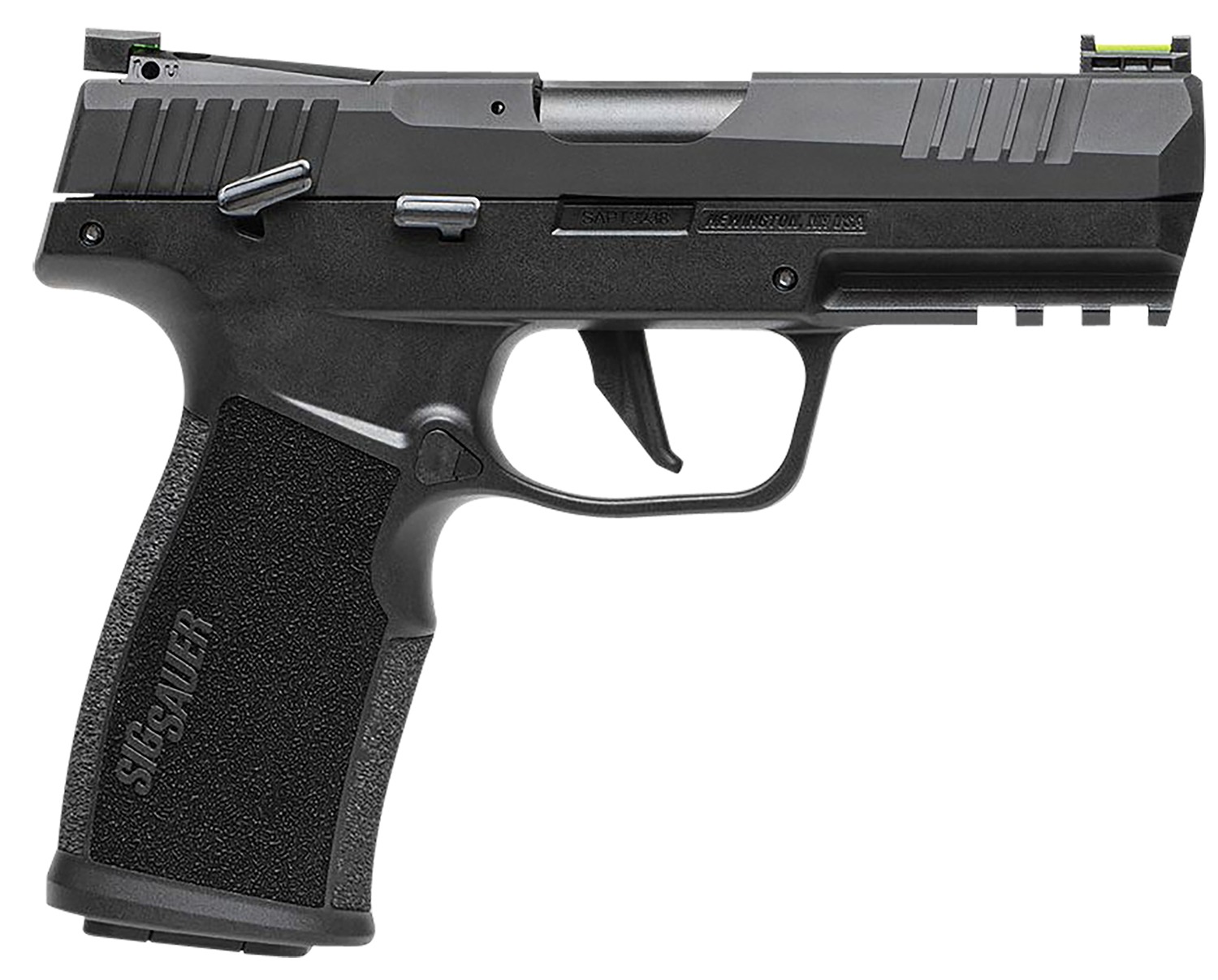 Sig Sauer 322CBAS P322 Compact 22 LR 20+1 4″ Black Steel Threaded Barrel, Black Hard Coat Anodized Optic Ready/Serrated Slide, Black SS/Polymer Frame w/Picatinny Rail & Black Polymer Grips