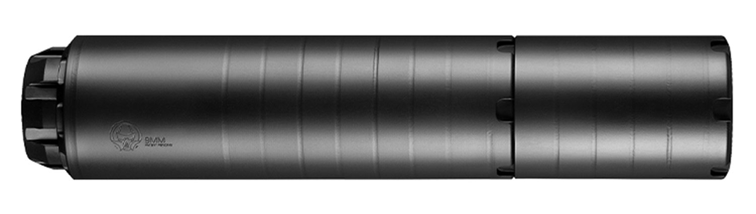 Dead Air WOLFMAN Wolfman Modular 9mm Luger 1.61″ Black Cerakote 17-4 Stainless Steel 1/2″-28 tpi