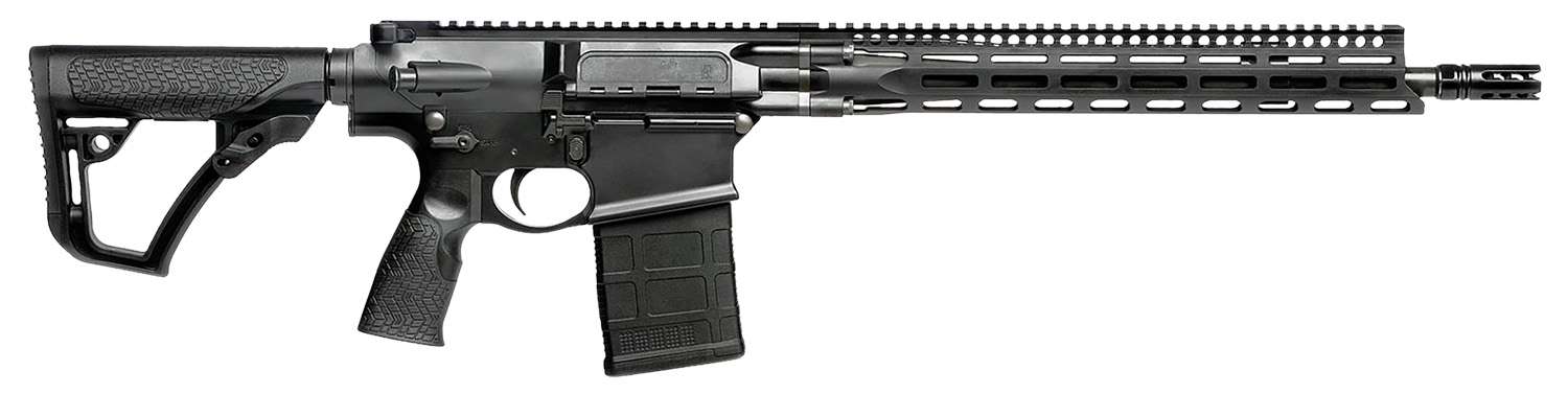 Daniel Defense 0215707258055 DD5 V3 *CA Compliant 7.62x51mm NATO 16″ 10+1 Black Hard Coat Anodized Black Phosphate 6 Position w/SoftTouch Overmolding Stock Black Polymer Grip